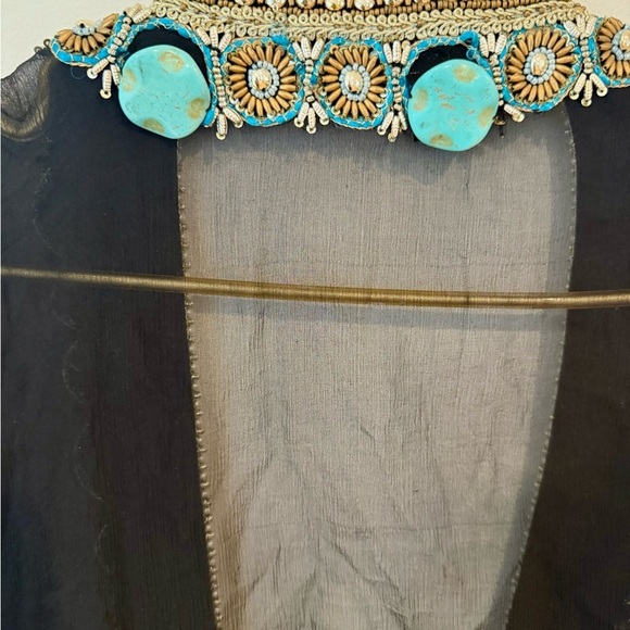 Beloved Star Swim Cover Up Beaded black  Small - Picture 6 of 7